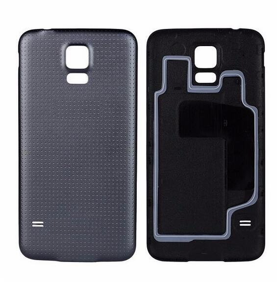 Back battery door cover for Samsung Galaxy S5 i9600 G900 Rear housing for Galaxy S5 mini G800 back cover case with 1x film