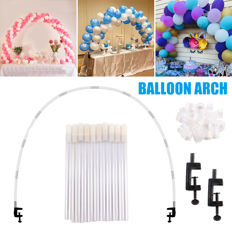 Large Balloon Arch Set Column Stand Base Frame Kit Birthday Wedding Party Decor MJJ88