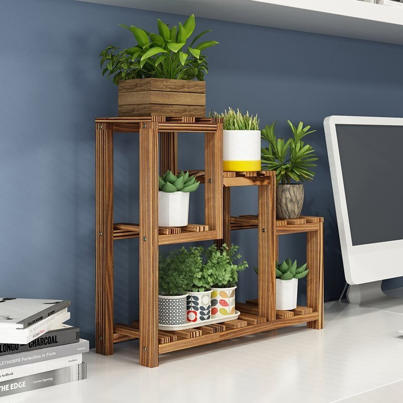 in Legno massello Davanzale della Finestra Mensola Del Fiore, Carnosa A Più Strati Spazio Sugli Scaffali Balcone Decorazione dell'interno Della Provincia Speciale Soggiorno