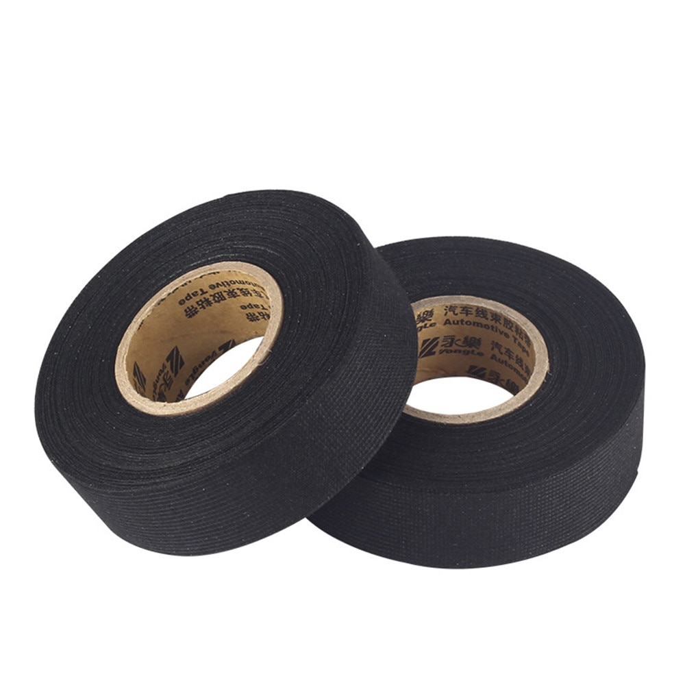 Chunmu 25M 19Mm X 15M Tesa Coroplast Adhesive Doek Tape Voor Kabelboom Kabelboom auto-Styling Universal