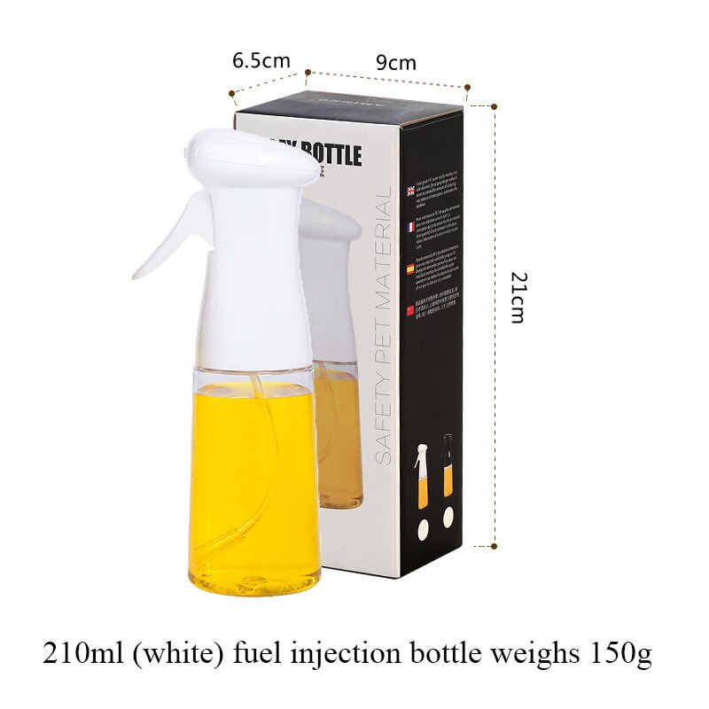 210Ml Spray Fles Voor Bakken Koken Lemon Sproeier Barbecue Salade Spuitfles Thuis Keuken Keuken Gadgets: white