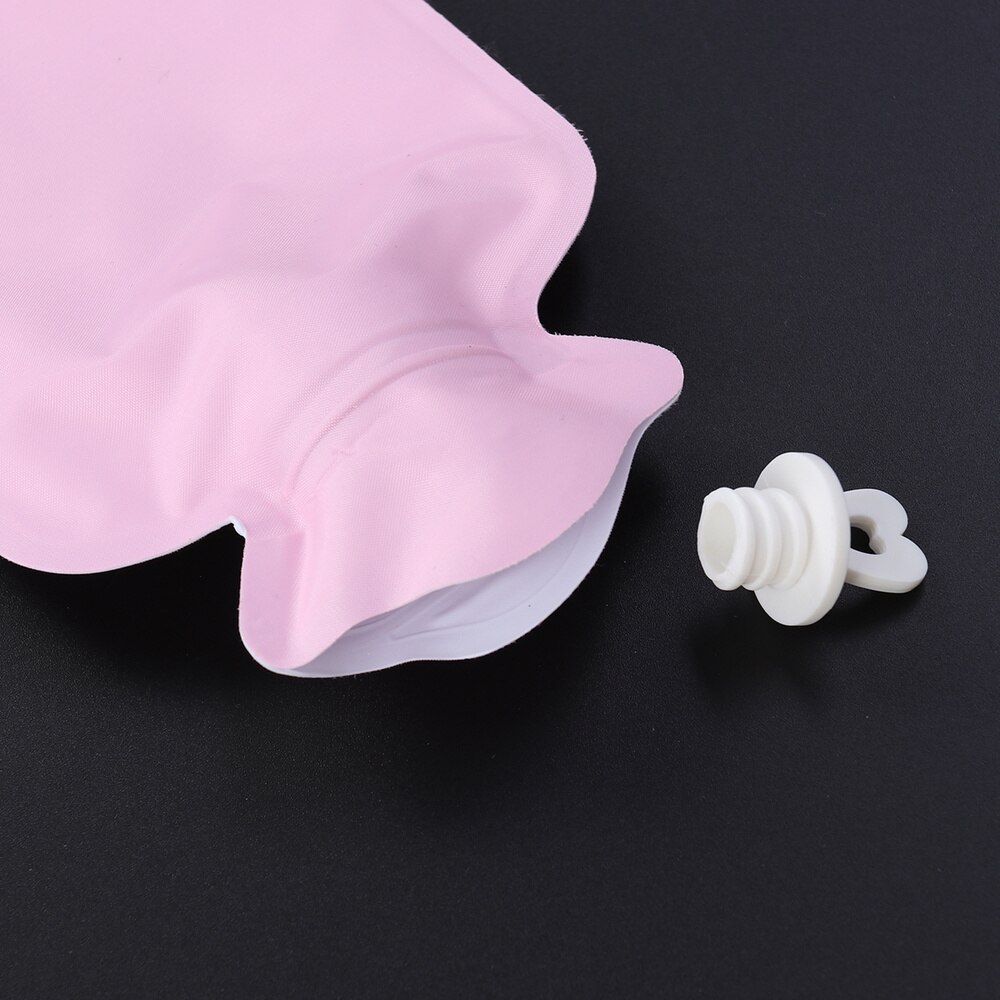 Classic Rubber Water Bottle Water Bag with Knit Cover)