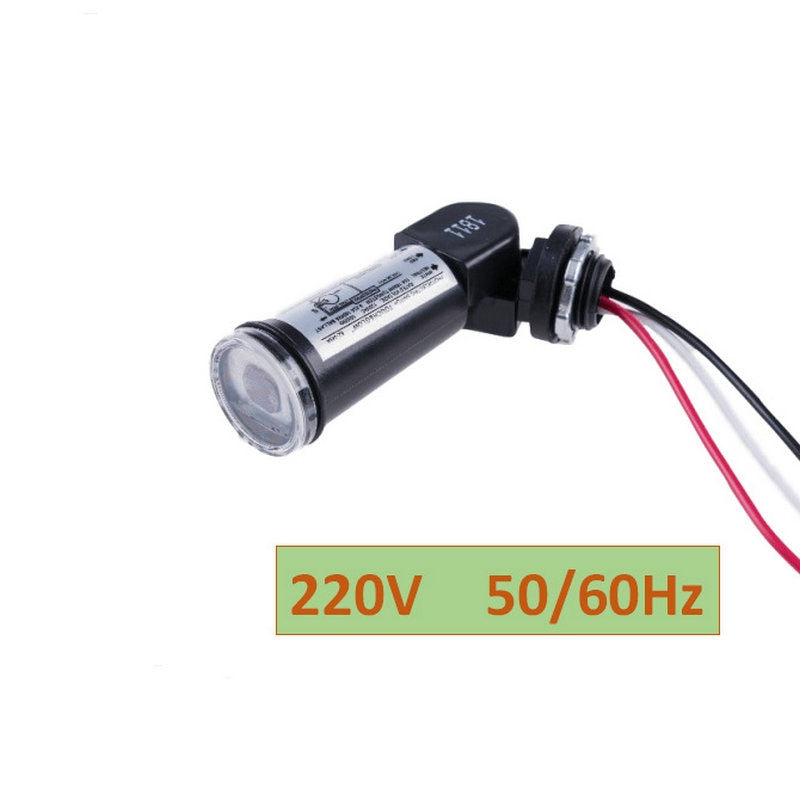 1pcs Photocell Sensor LED Dawn Outdoor Swivel Photo Cell Light Control Photocell Sensor 120-220V Anti-corrosion and Anti-aging: 220V