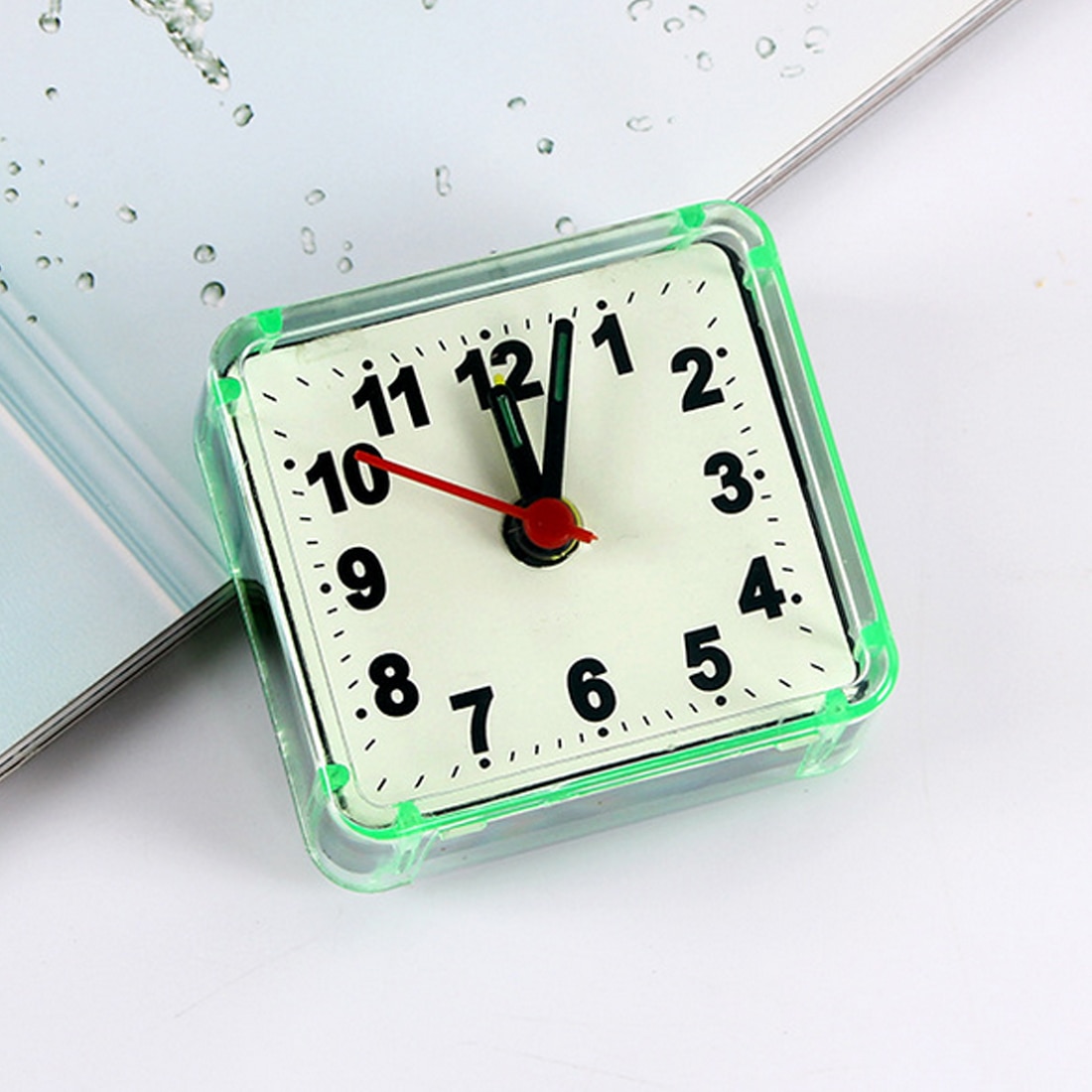 Portable Alarm Clock Square Small Bed Compact Travel Beep Alarm Clock Cute Cute Student Small Clock