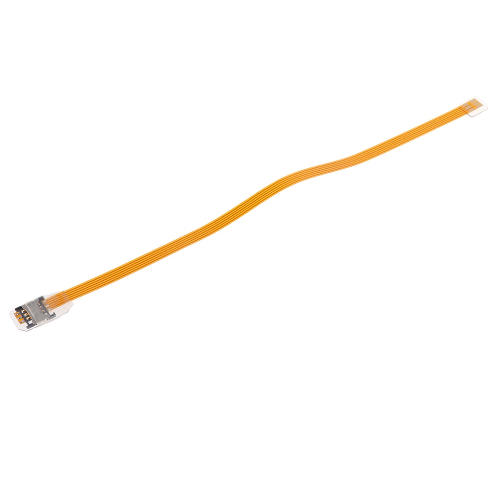 4C220Y adaptador de tarjeta SIM, convertidor, teléfono, tarjeta SIM, cable de extensión, 30 cm, dorado