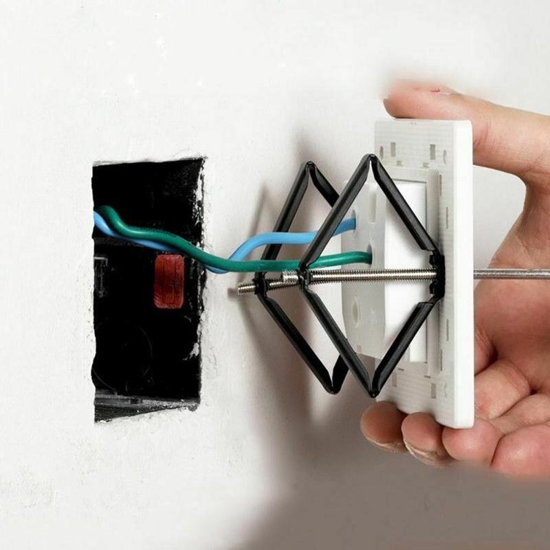 6/10 unids/caja de montaje en pared interruptor caja de herramienta de reparación de apoyo secreto mecánico electricista casa accesorios de interruptor Cassette Rod Stas K9Z1