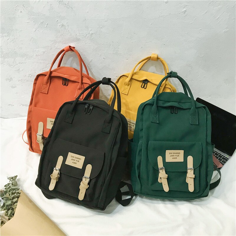 Neue Weibliche Schule Taschen für Mädchen Teenager-Student Schule Rucksack Frauen Frische Campus Junior Hohe Schule Bookbags Leichte