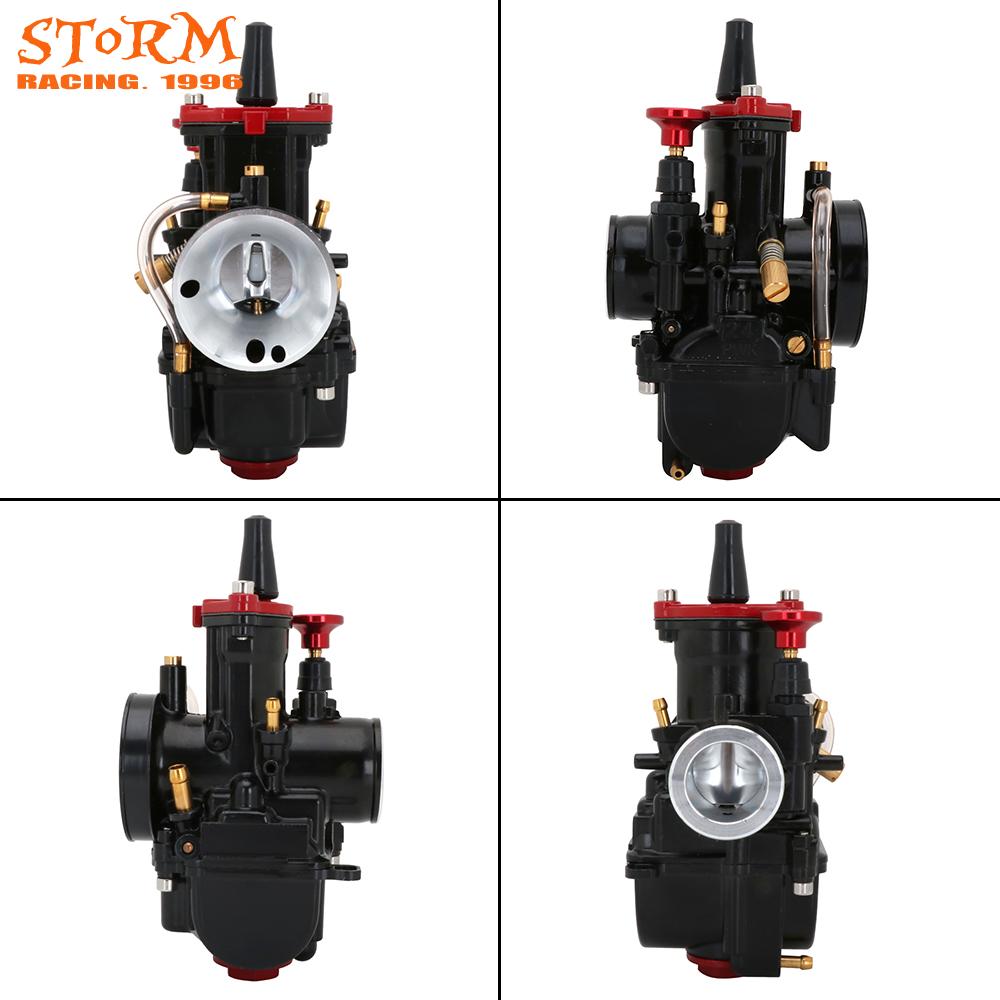 21 24 26 28 30 32 34mm Motorcycle Engine Carburedor For Mikuni PWK Carburetor With Power Jet Dirt Bike ATV For Yamaha Suzuki