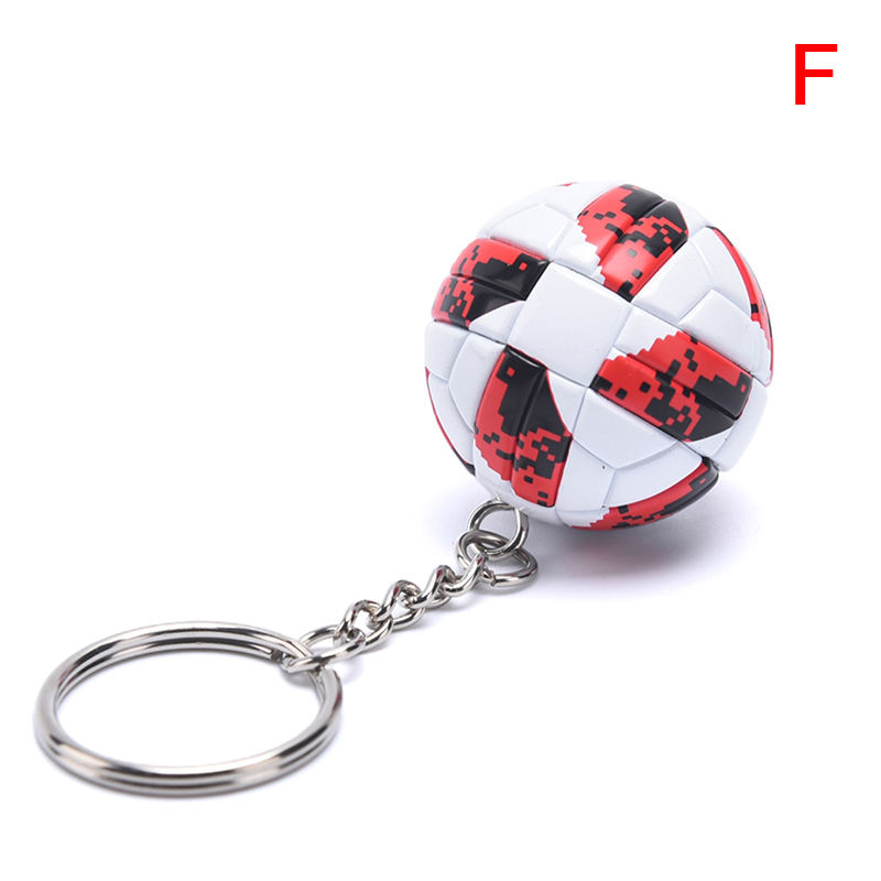 1Pc Pu Voetbal Lederen Sleutelhanger 3d Sport Voetbal Sleutelhangers Souvenirs Voor Mannen Voetbal Fans Sleutelhanger Boyfriend: Roze