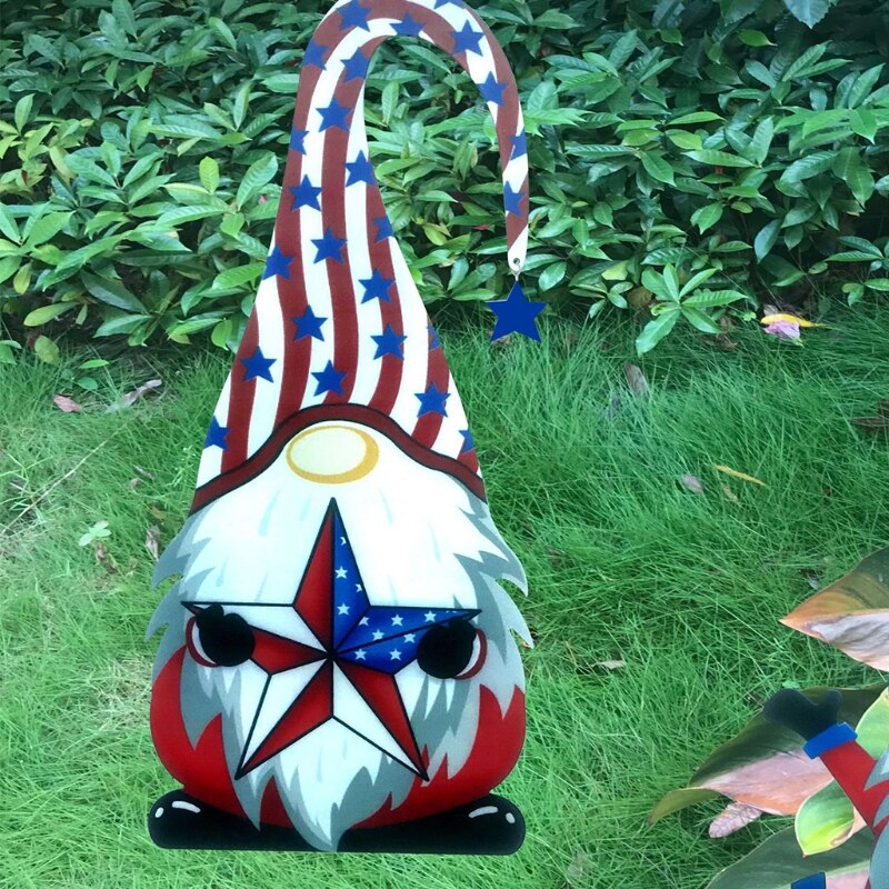 Gnomos de Metal para jardín, estatua artística, adornos de decoración de enanos para el hogar, patio, N84C