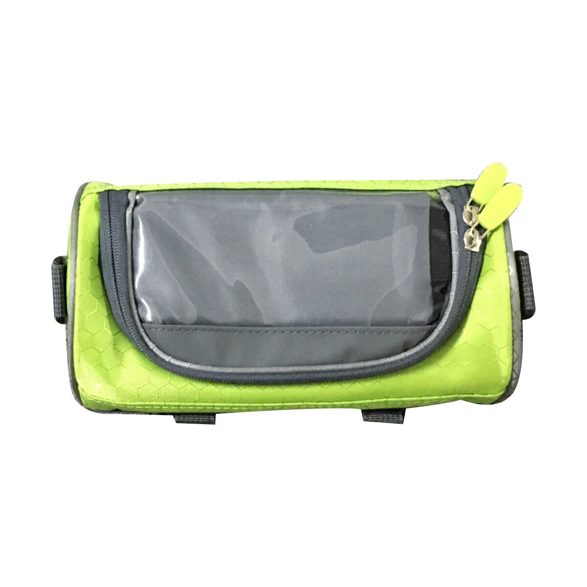 5 Kleuren Fietsen Fiets Voorframe Pannier Tube Bag Waterdichte Mobiele Telefoon Zakje Houder Mountainbike Mtb Tassen: green