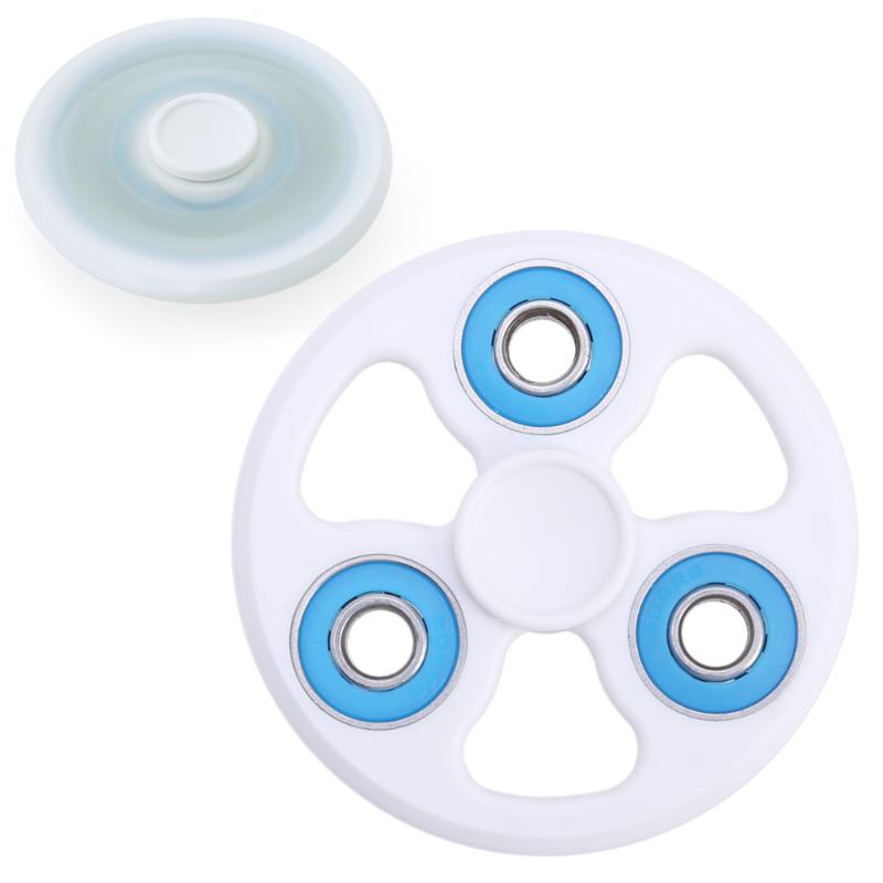 Bambini Autism Punta Delle Dita Giroscopio Rotazione A Mano Spinner In Lega di Alluminio con LED di Giocattoli Per Bambini Fidget Spinner Alleviare Lo Stress Toy Boy: 5