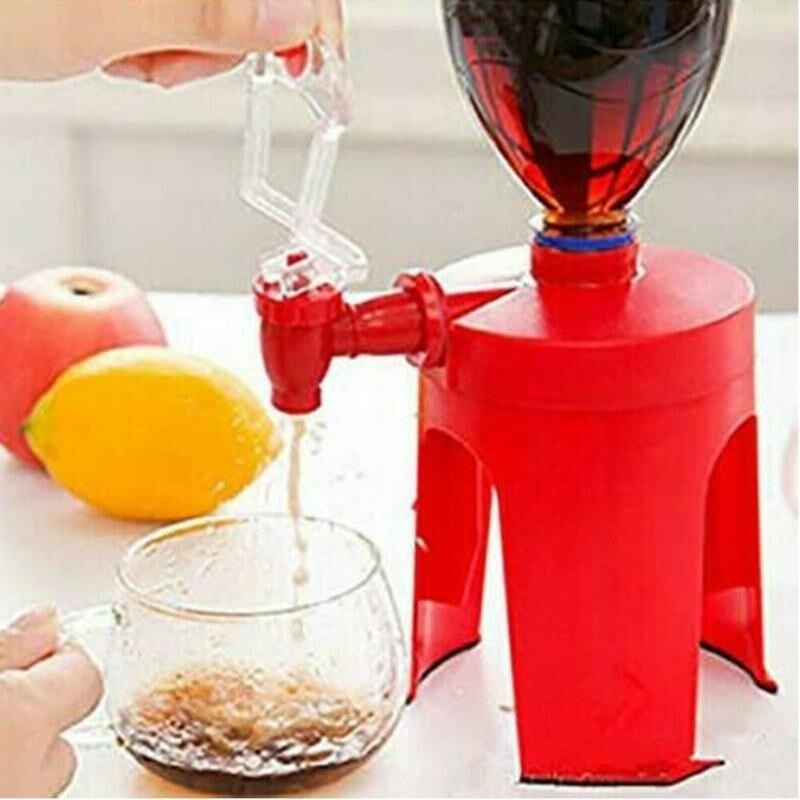 1pc- hånds trykkbrus dispenser brus dispenser rød drikke dispenser vanndispenser parti cola sprite
