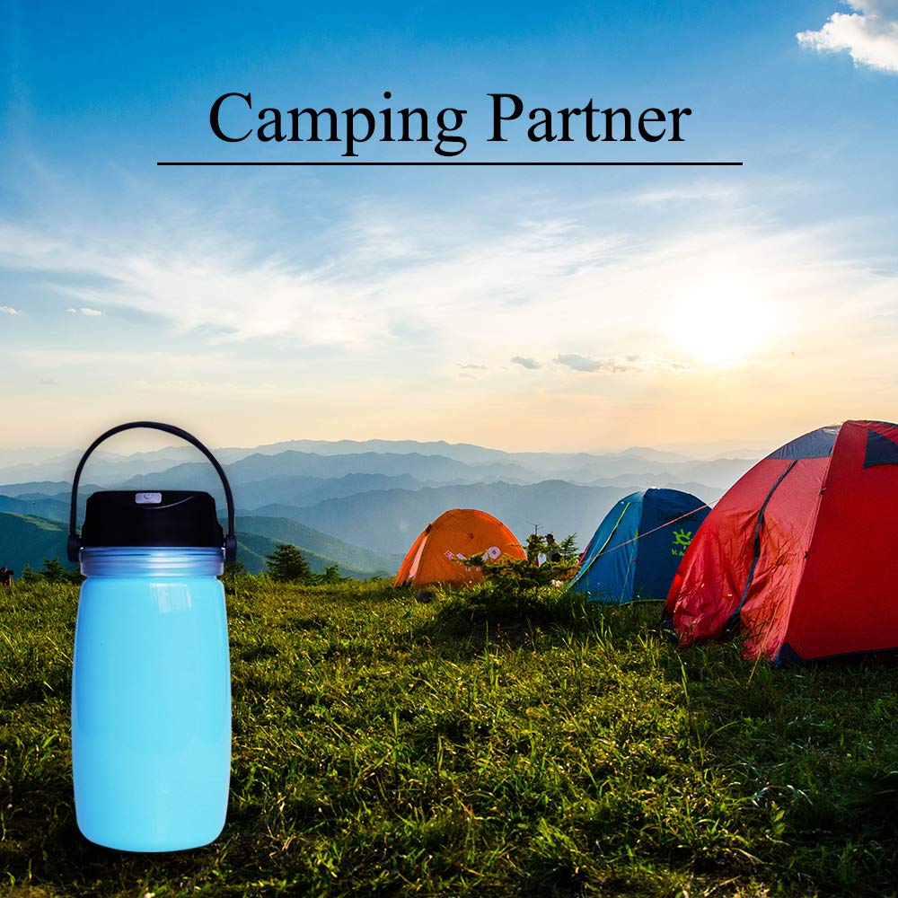 Usb Oplaadbare Solar Camping Licht Sport Ketel 3 Niveau Verlichting Draagbare Kamp Lamp Power Bank Emergency Lantaarn Rijden