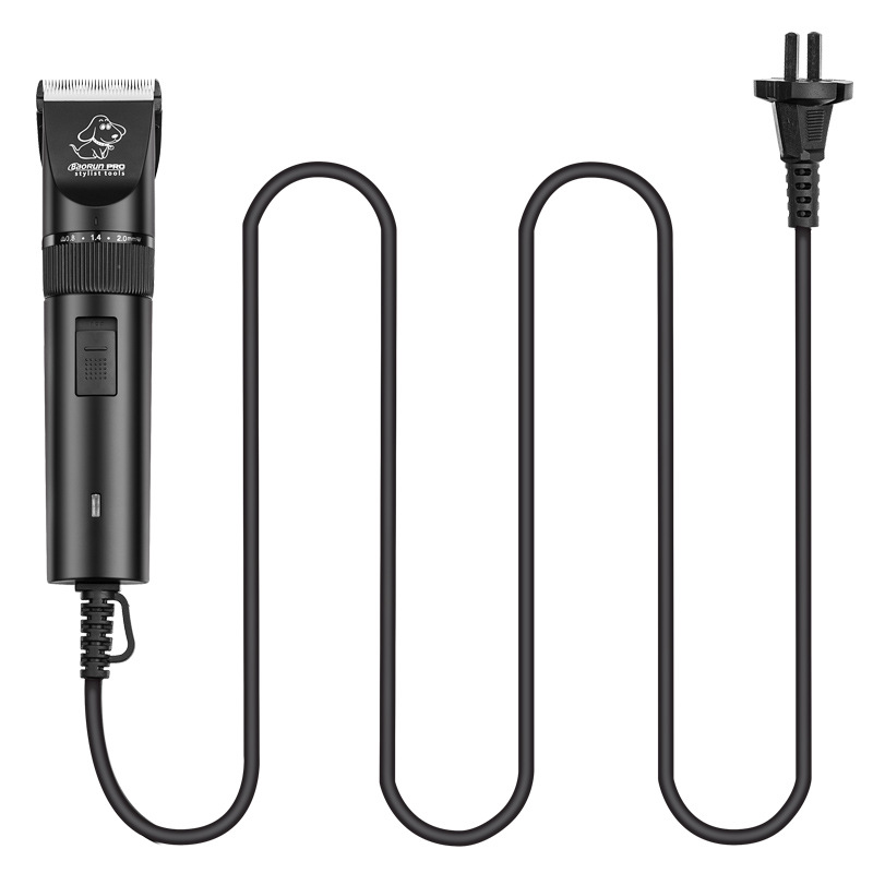 Cortadora de pelo eléctrica para perros y gatos, conjunto de afeitadora de aseo, máquina de corte de pelo para mascotas + cabezal de repuesto, 110-240V AC