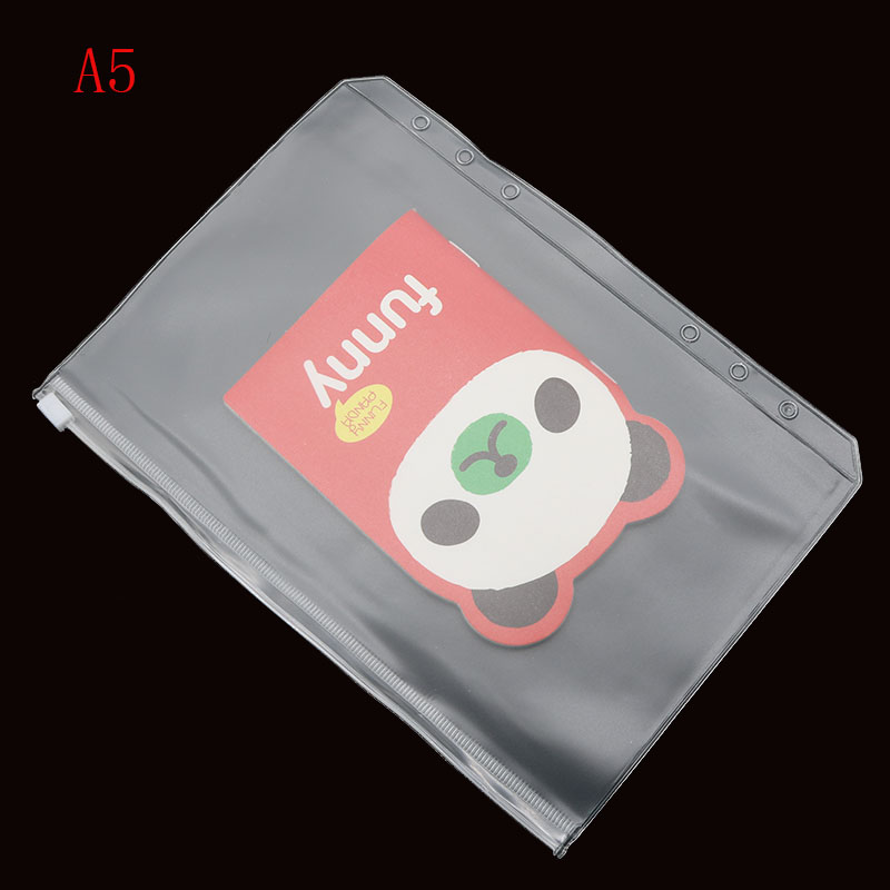 A5 A6 Folder Folder Binder Presentation Receives Pvc Bag Concise Diario's Spiral Planning Applications Product Card Holder Bag: B