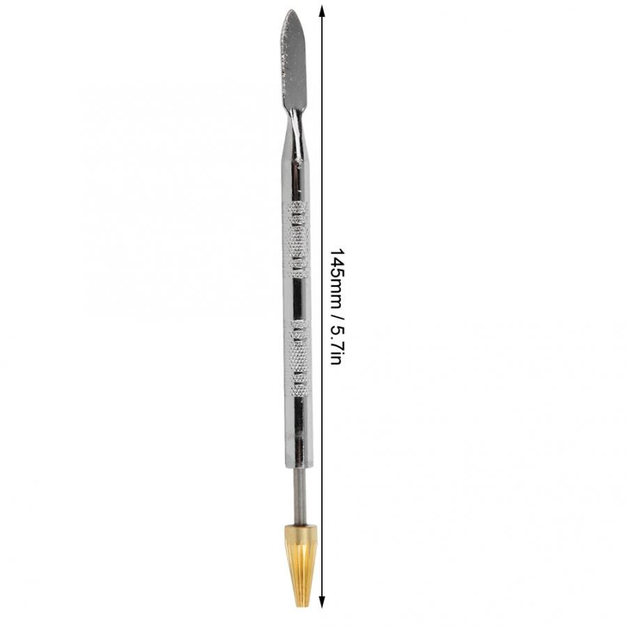 Herramienta perforadora de cuero para perforar, doble uso, punta de latón, punta de aceite, DIY, perforadora hecha a mano, herramientas artesanales de cuero DIY