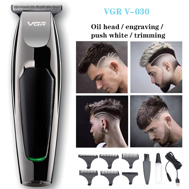 Vgr vandtæt hårtrimmer skægtrimmer krop ansigt hårklipper elektriske hårklippere mænd mænds trimmer – Grandado