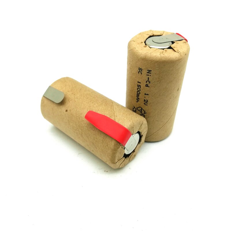 battery rechargeable battery sub battery SC battery 1.2 v with tab 1500 mah for/LED OR electrical tools