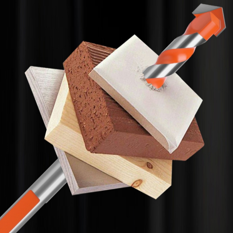 5PCS 4-12mm Tungsten Carbide Masonry Drill Bit Set for Metal Steel Porcelain Ceramic Tile Concrete Brick Wood Drilling Tools