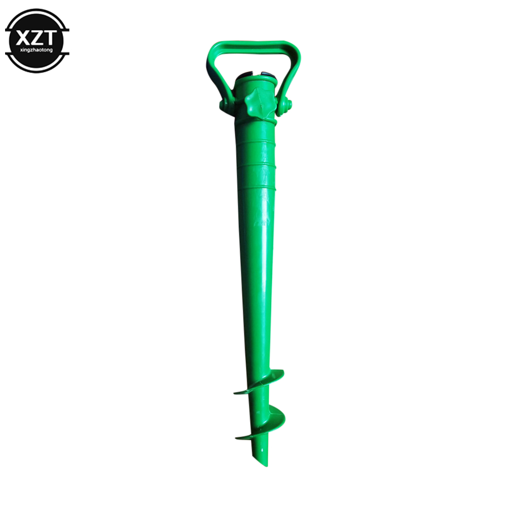 Support de pêche pour plage et soleil, équipement de pluie, jardin, parasol, injecteur au sol, support de parapluie à pointes, support commandé, 1 pièce: green