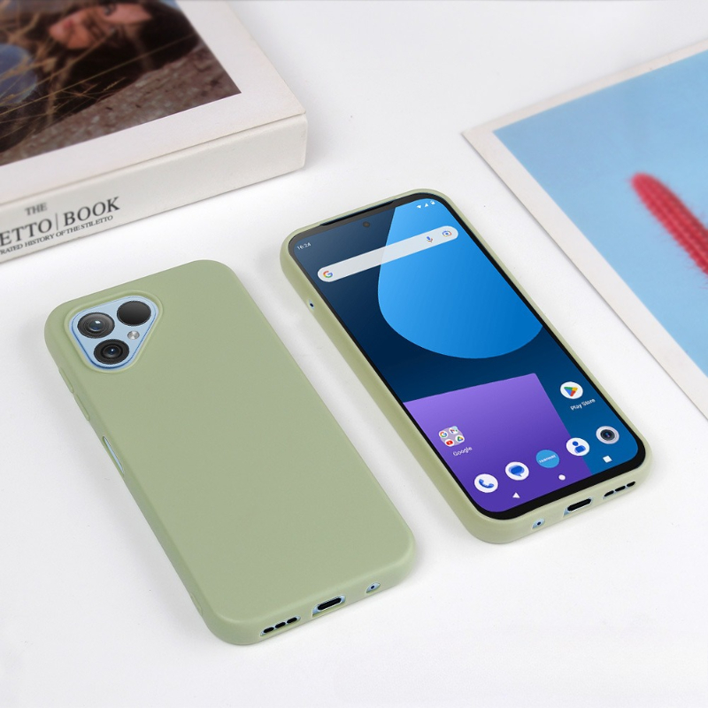 For FAIRPHONE Fairphone 6 Soft TPU Phone Case for Fairphone6 FAIRPHONE6 Matte Frosted Cover Shell Silicone Protective Coque: light green