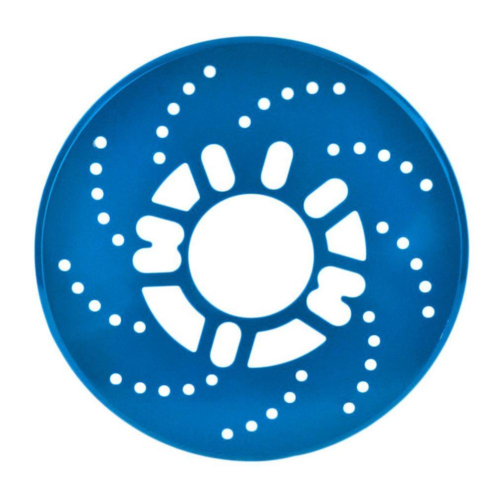 2pcs Car Auto Wheel Disc Brake Cover for 14" Drum Decorative Aluminum Brake Cover Dust-proof for Auto Rear Wheel: blue