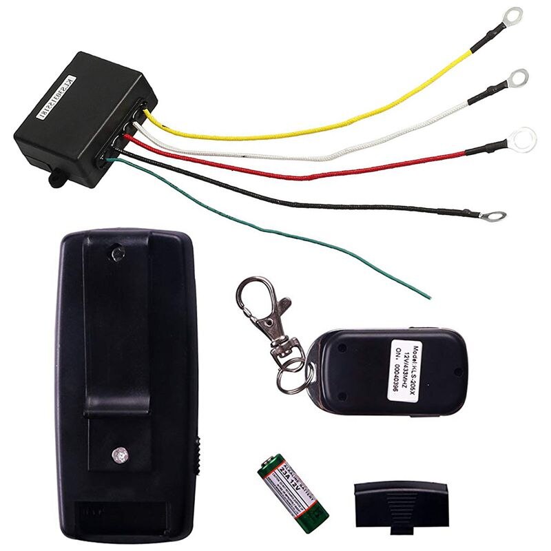 12V 12 voltios 50ft cabrestante inalámbrico Set de mando a distancia para camión Jeep ATV Warn Ramsey