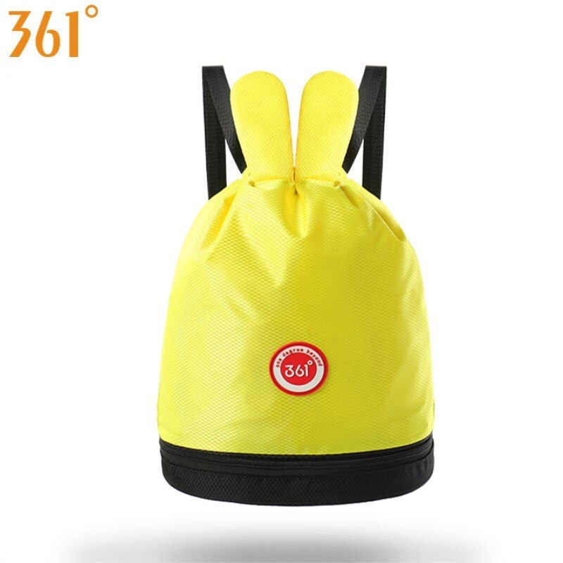 Mochila para niños 361, Mochila deportiva, mochila impermeable para niños y niñas, Combo de bolsas húmedas secas, para acampada, piscina, playa y exterior: SLY196011-3-Yellow