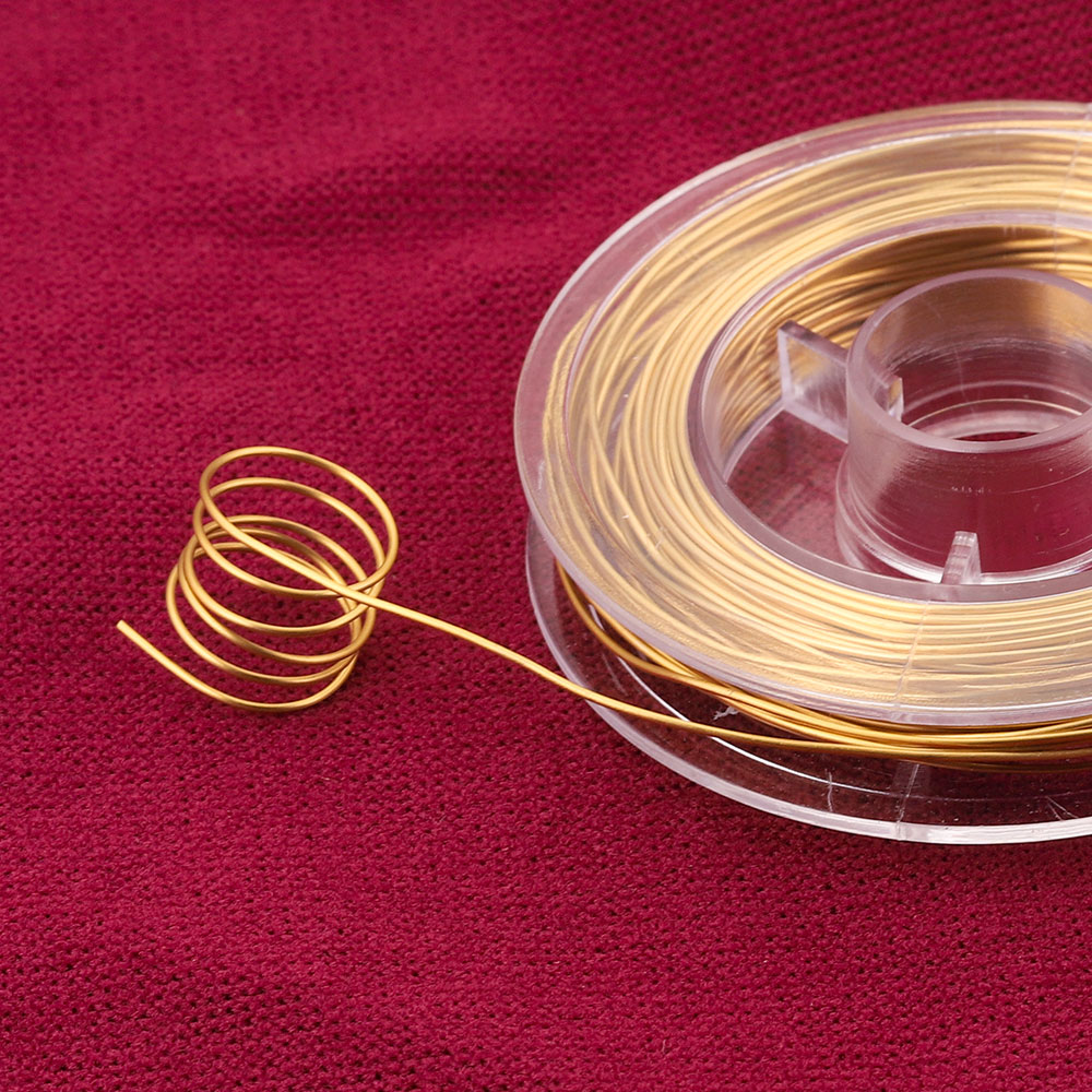 10m/rollo de alambre de cuerda de acero inoxidable, cuerda chapada en Pvd dorada, hilo de pesca para pulsera DIY, collares, pendientes, fabricación de joyas