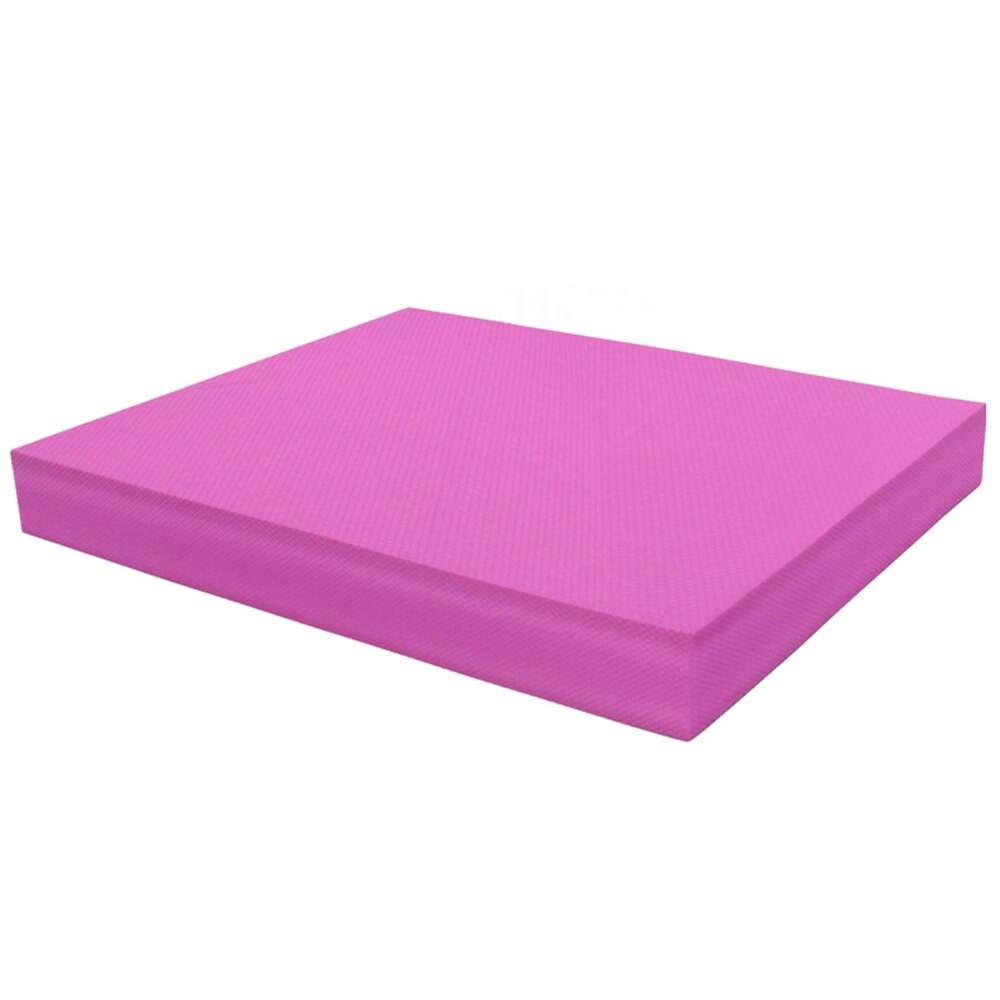 50*40*6cm Soft Balance Pad Yoga Mat Pad Foam Balance Board Stability Cushion Exercise Trainer Foam Gymnastics Balance Pad: Pink