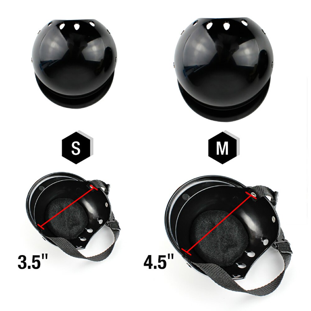 Casco de plástico para perros y motocicletas, protector de protección para mascotas, ABS, a la ,