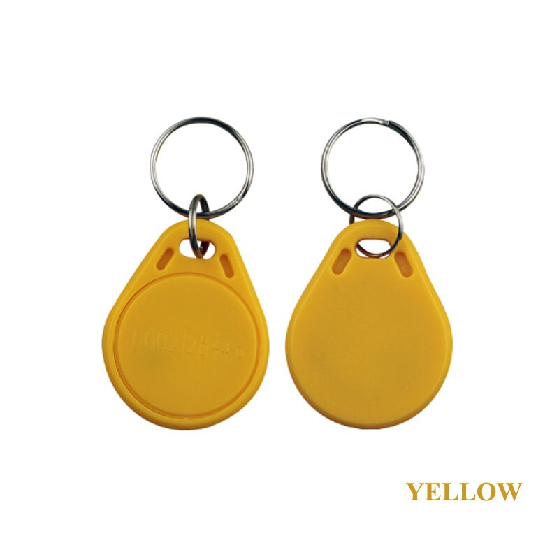 100pcs/ RFID Smart Card Of ID Keyfobs,125 KHz ID Card, Access Control Card Color Blue red yellow (NOT COPY): yellow