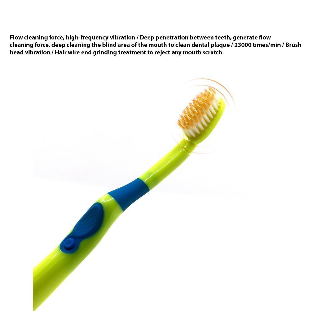 Electric Toothbrush Cross Action Dual Rotation Vibration Adult Rechargeable Waterproof Toothbrush With Soft Brush