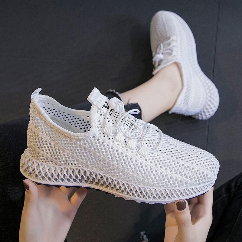tenis feminino Women Tennis Shoes Female Gym Sport Shoes Stability Breathable Mesh Thick Sole Trainers zapatillas