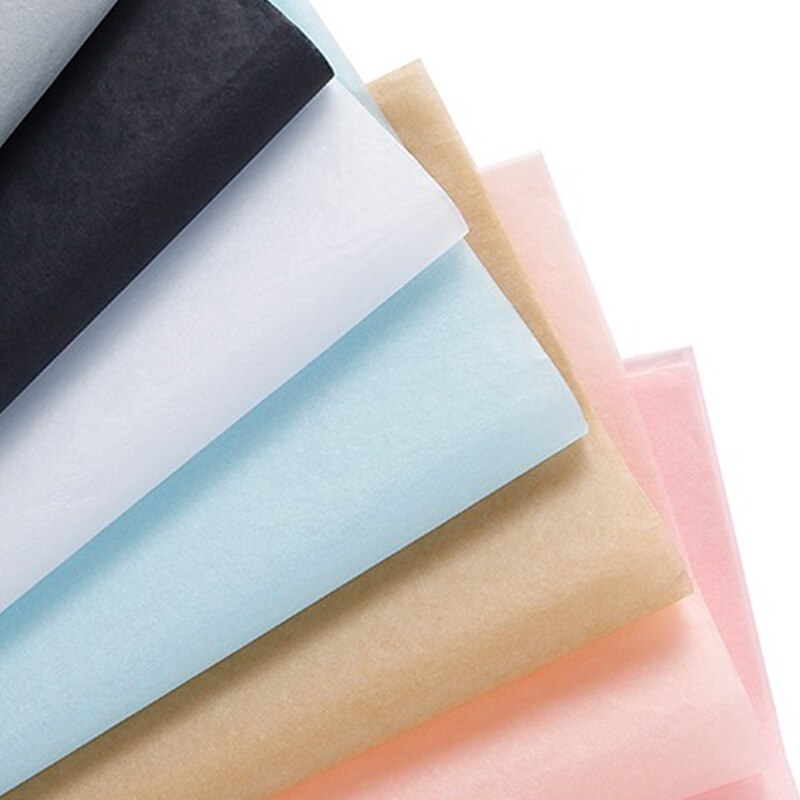 40pcs/Lot Tissue Paper 50*70CM Craft Paper Floral Wrapping Paper Packing Paper Home Decoration Festive Party Supply