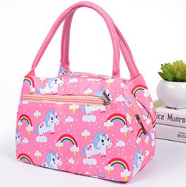 Cute Flamingo Portable Zipper Waterproof Lunch Bags Women Student Lunch Box Thermo Bag Office School Picnic Cooler Bags Bolsos: 03