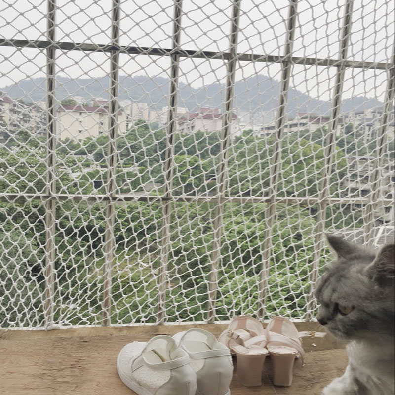 9-Strengen 2X2Cm Wit Nylon Netten, nylon Visnet Mesh Anti Vogelnet Tuin Netto Gewassen Beschermende Mesh Balkon Kat Netto