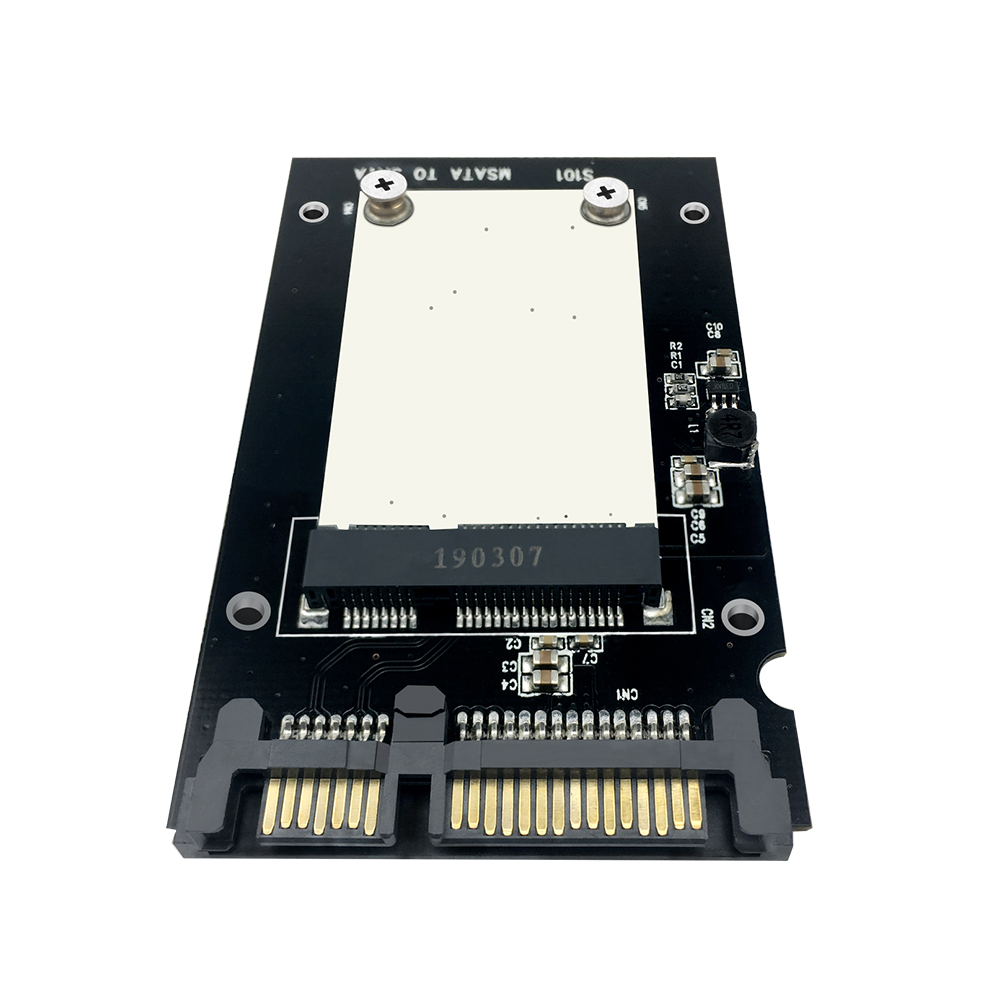 ZOMY 2.5'' MSATA To SATA Hard Disk Card for Laptop SSD Adapter Converter Card Accessories Internal Storage Ssd Case for Laptops