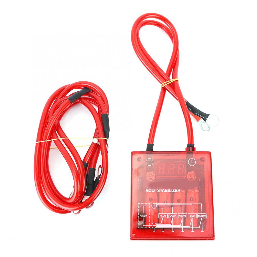 voltage stabilizer Car Engine Voltage Rectifier Regulator Voltage with Ground Wire Modification Accessory regulateur