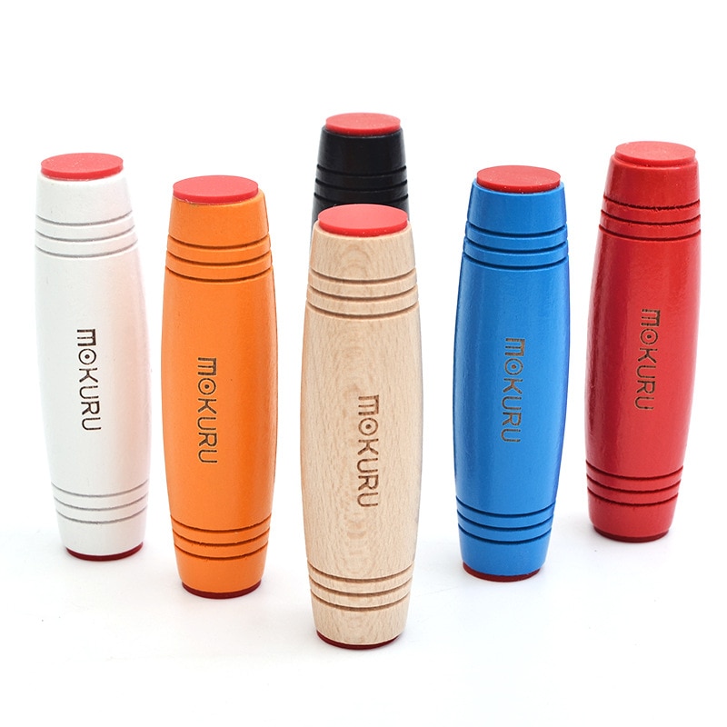 Houten speelgoed saai decompressie speelgoed bureau tuimelen / vingerrollen magisch decompressie ventilatie speelgoed