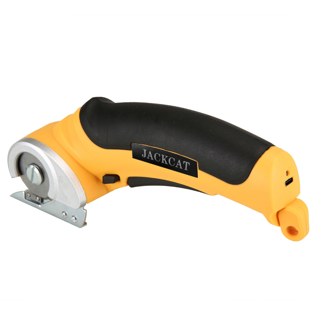 6mm Elektrische Schere Schneiden Dicke Stoff Schneiden Maschine Pappe Leder Kunststoff Trimmer Elektrische rotierend Tuch Cutter