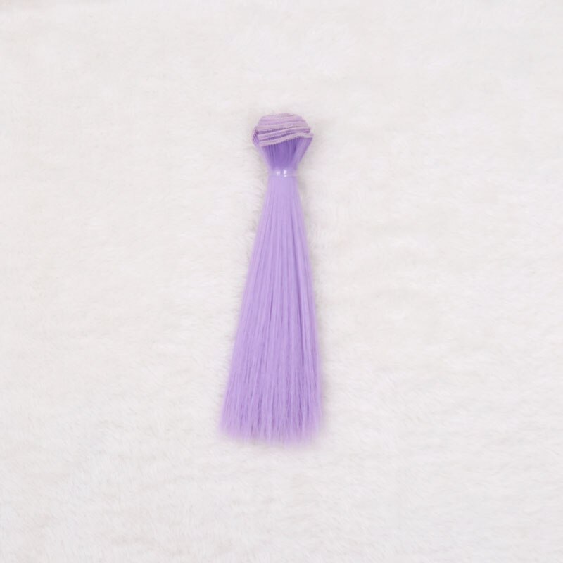 1pcs 15*100cm Doll Accessories Long Straight Synthetic Fiber BJD SD Wig Hair For Doll Wigs High-temperature Wire girl toys: color 4