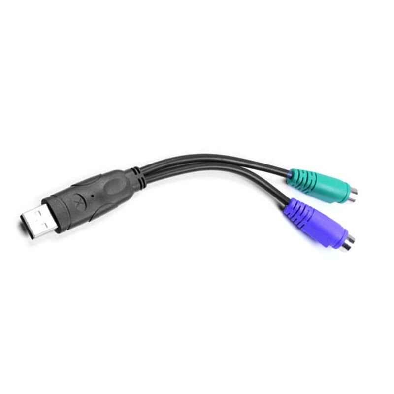 USB to PS2 Cable Male to Female PS/2 Adapter Converter Extension Cable