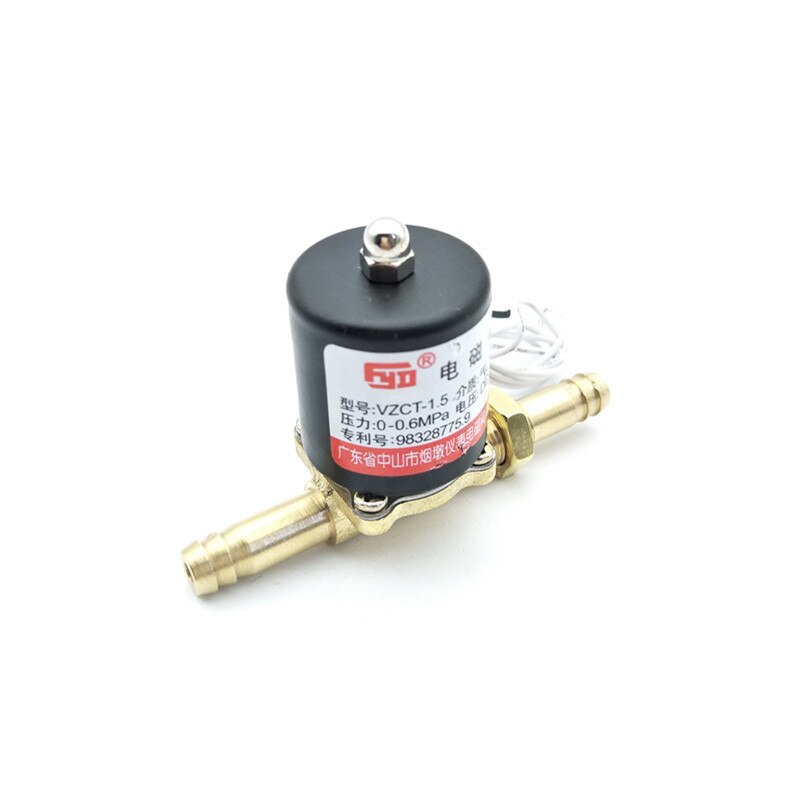 VZCT-1.5 Brass 2 Way Argon arc Welding Machines Solenoid Valve 0-0.6Mpa Air Water Oil Valve DC24V AC24V 36V 220V