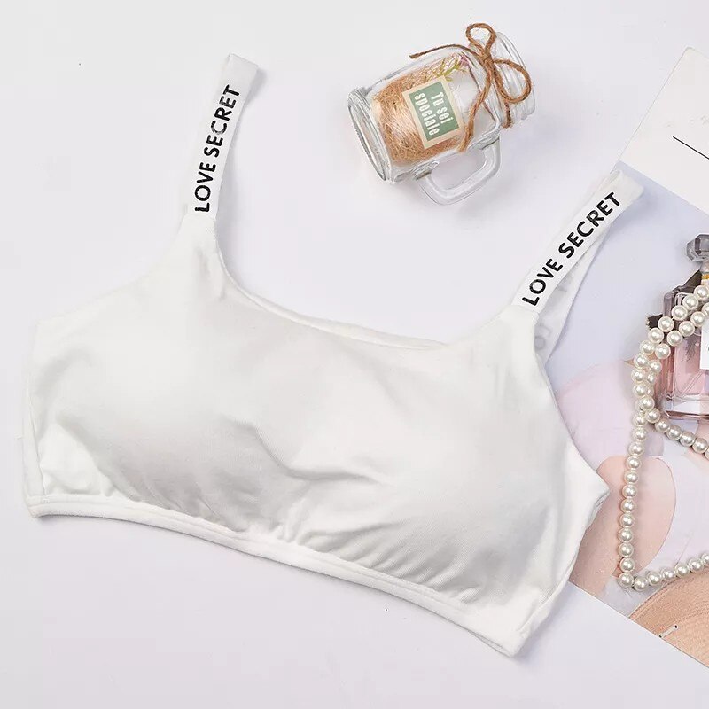 Sujetador deportivo de realce para correr y Fitness, ropa interior de algodón, Tops deportivos para mujer, ropa de gimnasio, ropa deportiva unicolor para mujer: Blanco
