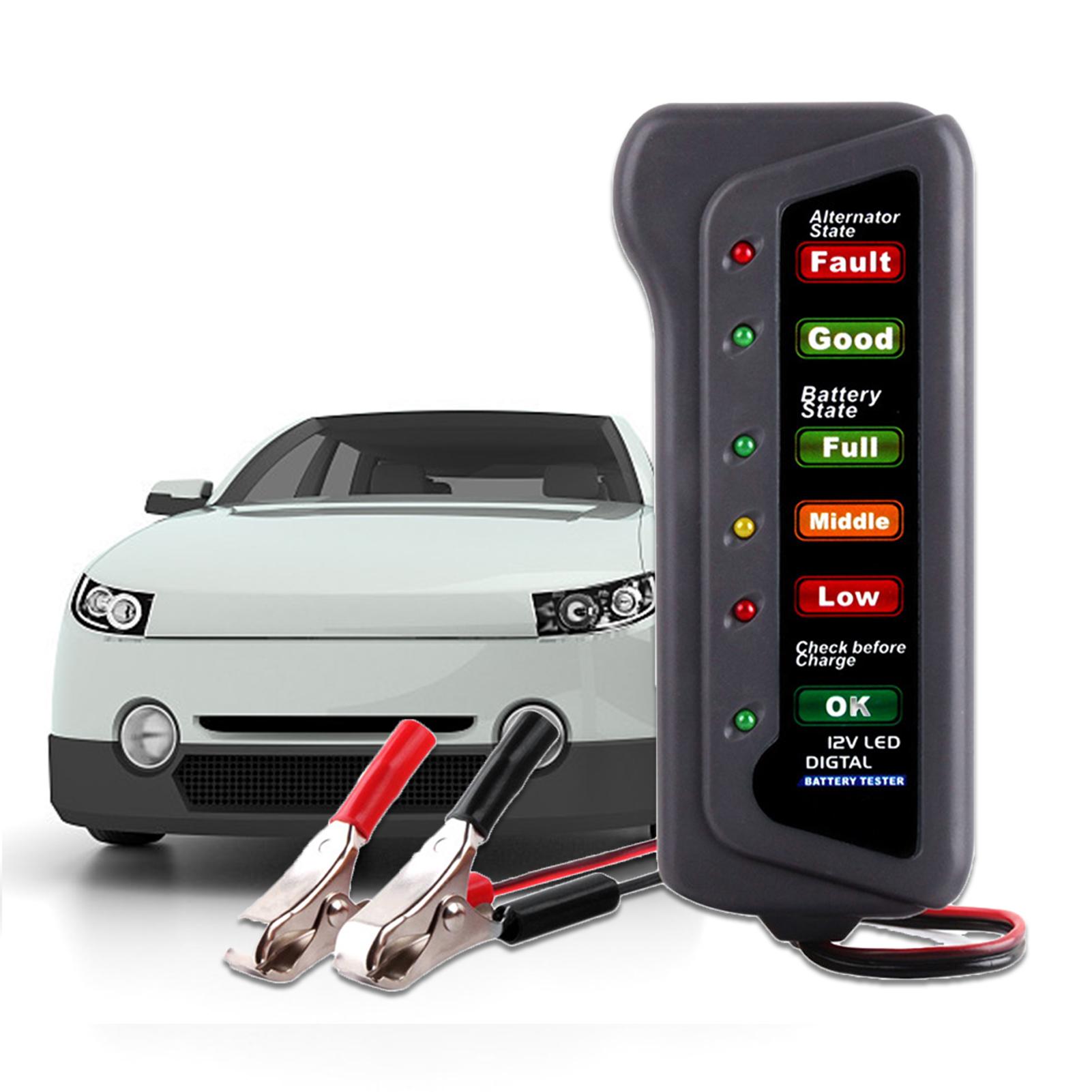 Car Vehicle Battery Tester Automotive Charging Cranking Analyzer Diagnostic Tool car accessories