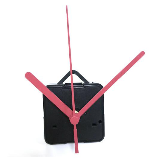 1 set Silent Clock Colorful hands Quartz Wall Clock Mechanism Movement Repair Replacement Parts clockwork clock parts 18mm shaft