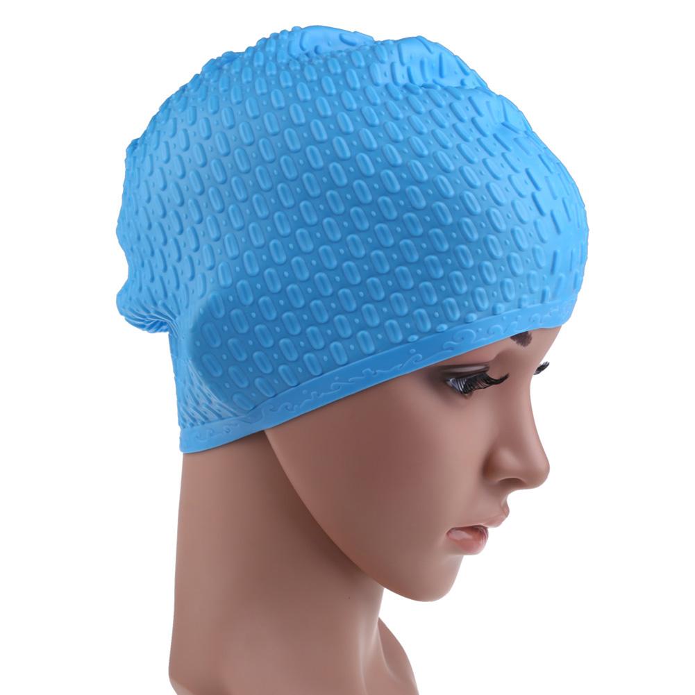 Siliconen Waterdicht Zwemmen Caps Beschermen Oren Lange Haar Sport Zwemmen Zwembad Hoed Badmuts Gratis Grootte Voor Mannen & Vrouwen volwassenen