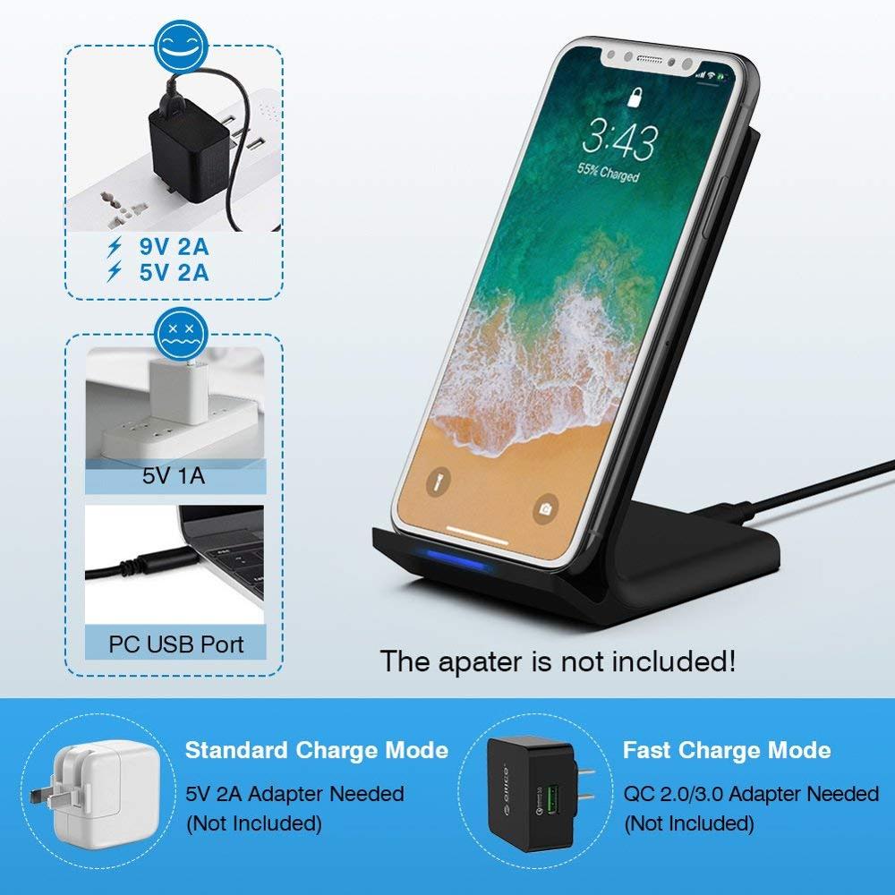 Cargador inalámbrico Qi de 30W para móvil, soporte de carga rápida 2 en 1 para Samsung S21, S20, S10, Note 20, 15W, iPhone 13, 12, 11, XS, XR, X, 8, Airpods Pro